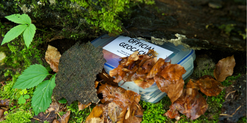 Geocaching Canva lizenzfreie Nutzung